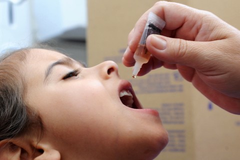 PR: cobertura vacinal contra a poliomielite em 2023 já atingiu 92,61% do grupo-alvo